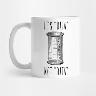 Data Pronunciation Science Meme Mug